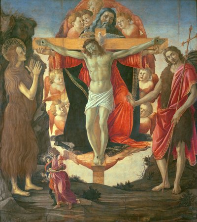La Santissima Trinità con San Giovanni Battista, Maria Maddalena, Tobia e l